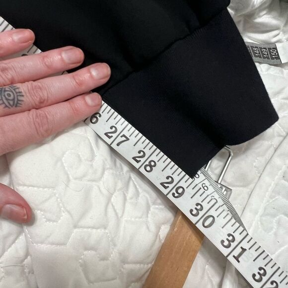 Vince medium crape jogger trousers black legging - Picture 12 of 12